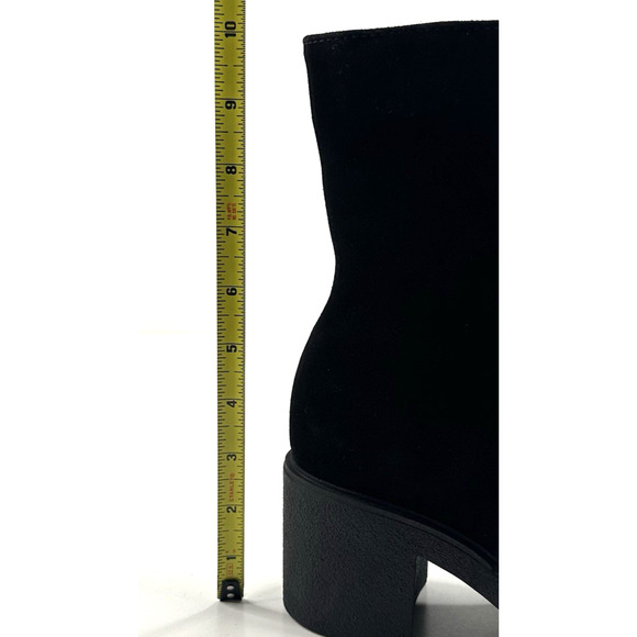 La Canadienne Zed Black Oiled Suede Boots Womens Size 6.5M Waterproof New $550 - Picture 7 of 10